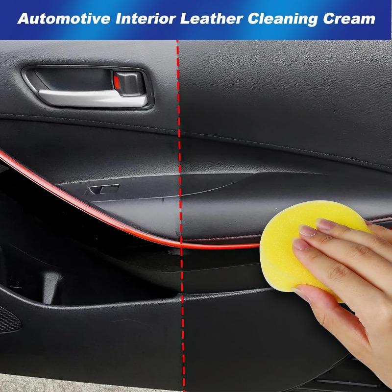 Multifunctional Leather Care Cream, For Car Seats, Interior, Sofa, Shoes&Jacket, Cleaning, Polishing, Stain Removal & Refurbish