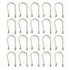 20Pcs Hot Roller Clips Hot Curler U-shaped Clip Replacement Kit Heated Roller Securing Pins Fits All Sized Rollers Curlers