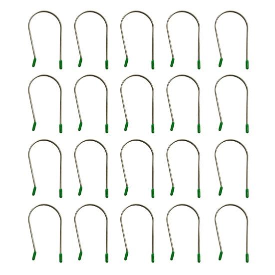 20Pcs Hot Roller Clips Hot Curler U-shaped Clip Replacement Kit Heated Roller Securing Pins Fits All Sized Rollers Curlers