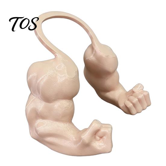 Funny Gift for Cat Owners Muscle Arm, Photo Prop, 3D Printed Muscular Cute Arms Pet Shoulder Attachment Feline Cosplay Costume Party Accessories