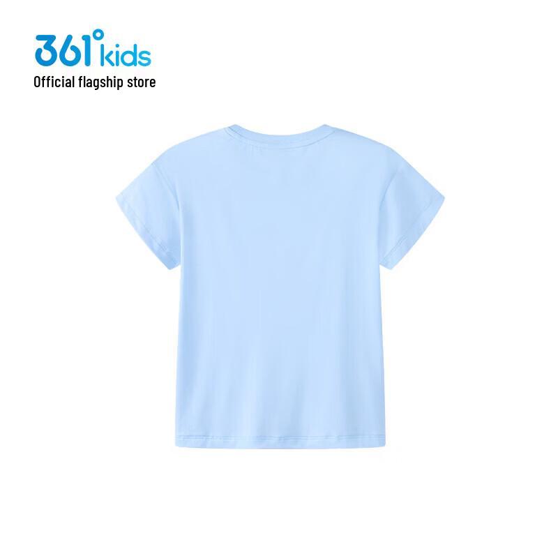361° Girls' Summer Ice-Skin Breathable Short Sleeve T-Shirt K62421204