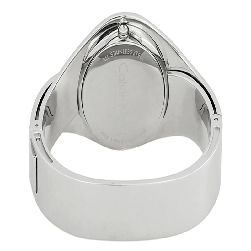 Calvin Klein / Watch Quartz Movement Stainless Steel Strap 34mm Silver Dial Women's Watch 30 Meters Waterproof K5N2S1Y6
