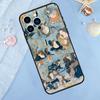 Vintage Retro Frosch Pilze Hülle Für iPhone 15 16 14 13 12 11 Pro Max Mini X XR XS Max 7 8 Plus Stoßfänger Hüllen Abdeckung