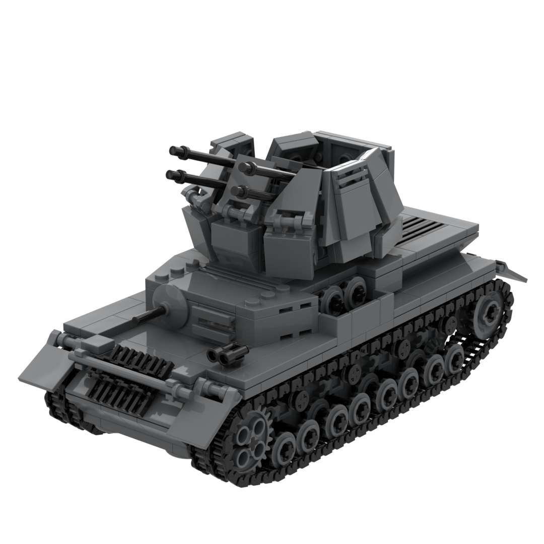 WW2 Flakpanzer IV German Military Toy