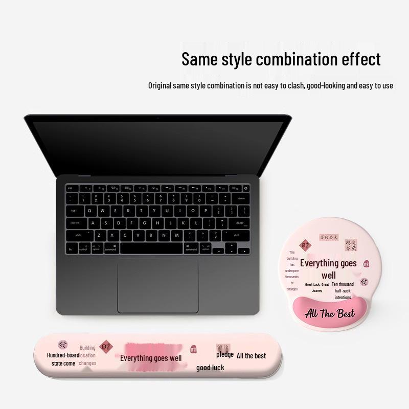 Creative Non-Slip Wrist Rest Mouse Pad for Women - Smooth Office Desktop Wrist Support