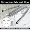 120/150/200CM Air Diesel Parking Heater Stainless Steel Exhaust Pipe Tube Steel Flexible For Gas Vent Hose Car Truck VAN