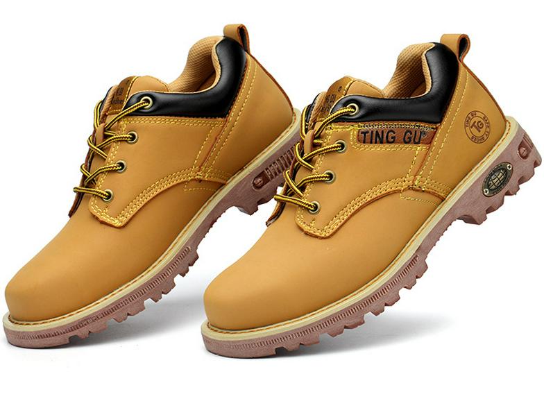 Steel Toe Cap Safety Shoes: Men’s Anti-Smash, Anti-Puncture, Slip-Resistant, Wear-Resistant, Year-Round Protection.