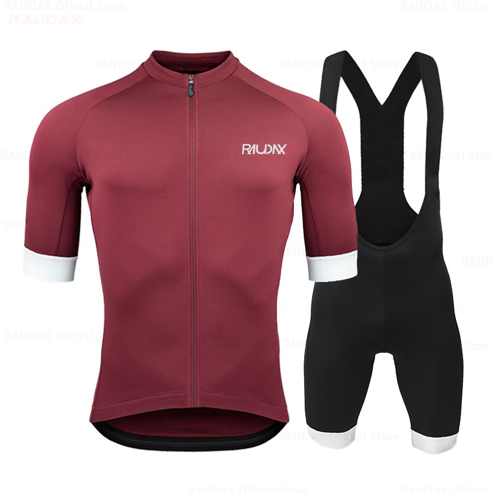 2025 Raudax Summer Cycling Sets Bicycle Clothing Breathable Mountain Cycling Clothes Suits Ropa Ciclismo Verano Triathlon Suits