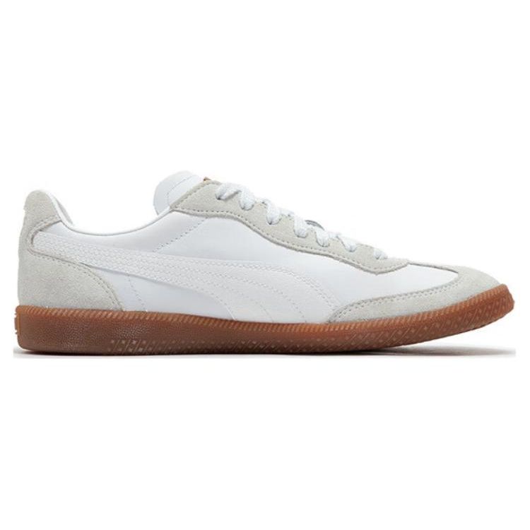 Puma Liga OG Protiskluzové Odolné Nízké Skate Boty Unisex Skate Boty Bílá Šedá 356999-27