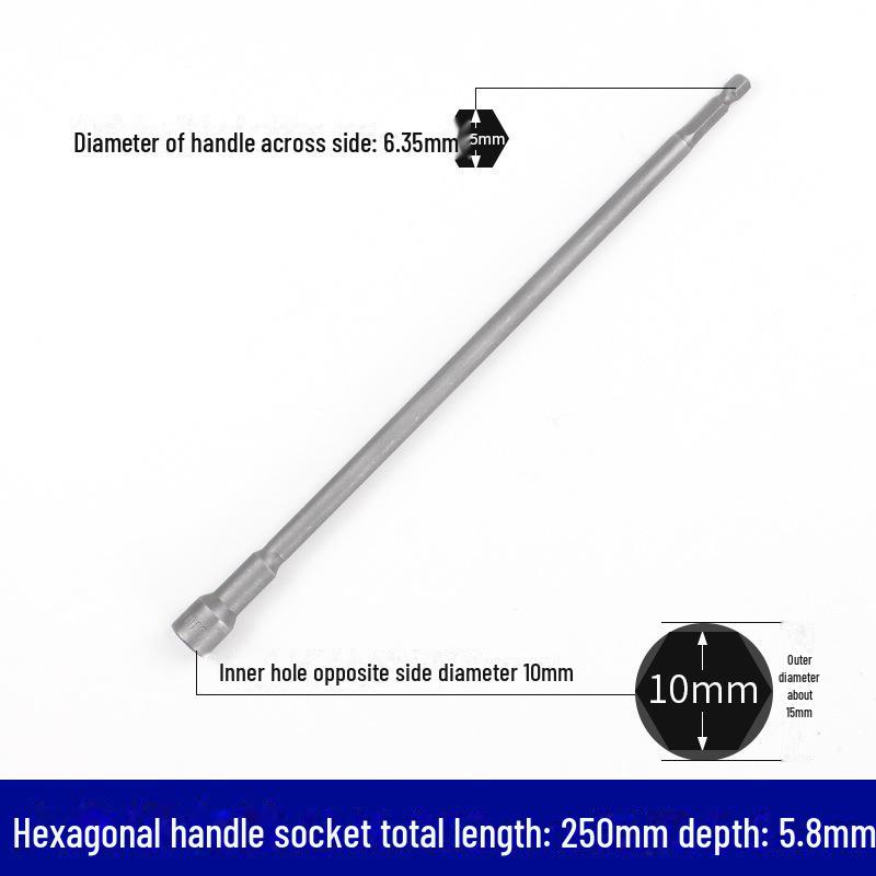 Dane Tools Magnetischer Inbusschlüssel und selbstschneidender Schraubendreher-Bohrersatz