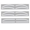 6 Pairs Eyebrow Tattoo Auxiliary Sticker Disposable Adhesive Eyebrow Template Sticker