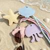 Ocean-Themed Shaped Hanging Neck Sunglasses Clip Portable Starfish Necklace  Travel