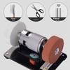 New Speed Adjustable Mini Bench Grinder Sturdy Base Space-Saving Desktop Grinding Machine Electric Grinder for Home