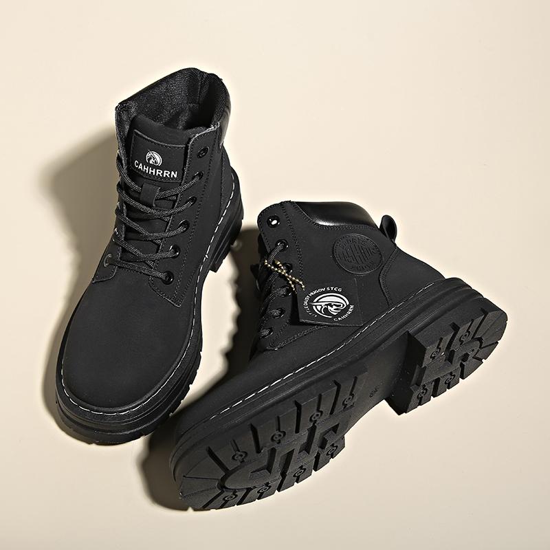 Fashion CRLAYDK Luxury Hiking Work Boots for Women Waterproof Outdoor Ankle Platform Booties Lug Sole Snow Winter Walking Combat Shoes