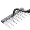 Garden Soil Loosening & Weeding Rake with Blade Hoe