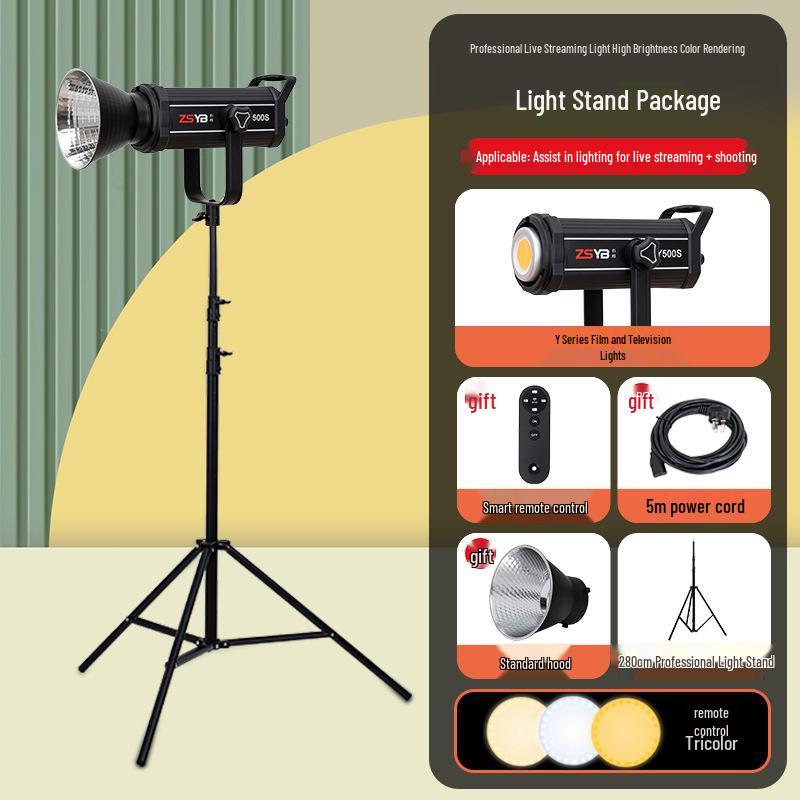 Yingbang Y500 Dual-Color Fill Light for Live Broadcast & Portrait Photography