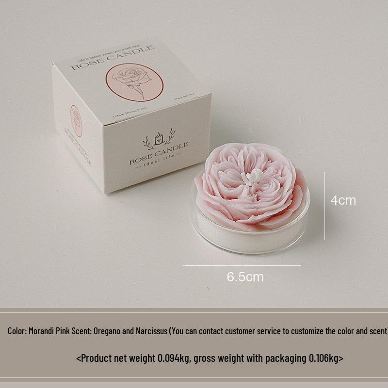 Austin Rose Scented Candle - Qixi Valentine's Day Souvenir Gift