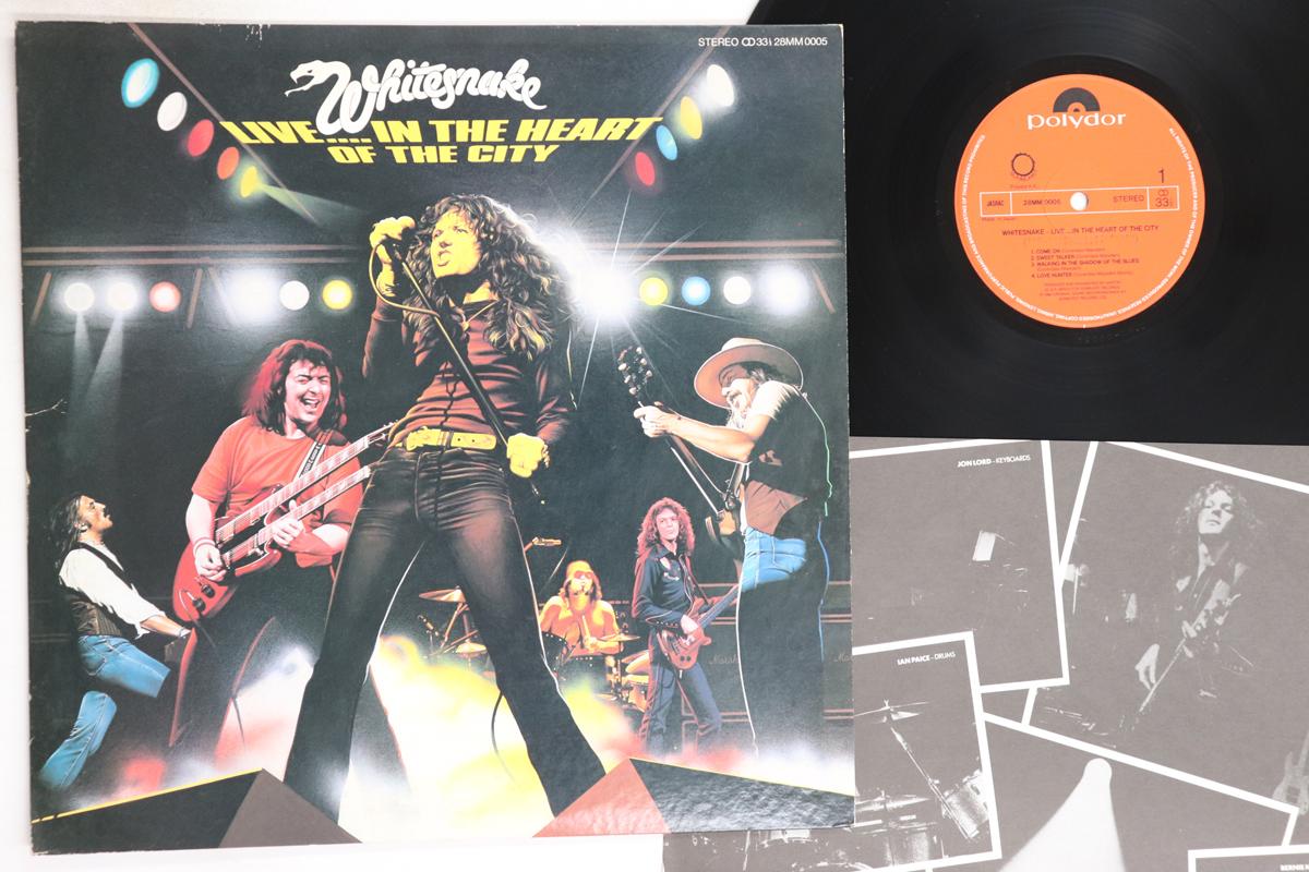 

LP Record WHITESNAKE - Live in The Heart Of The City 28MM0005 POLYDOR 1980 Japan Rock Used