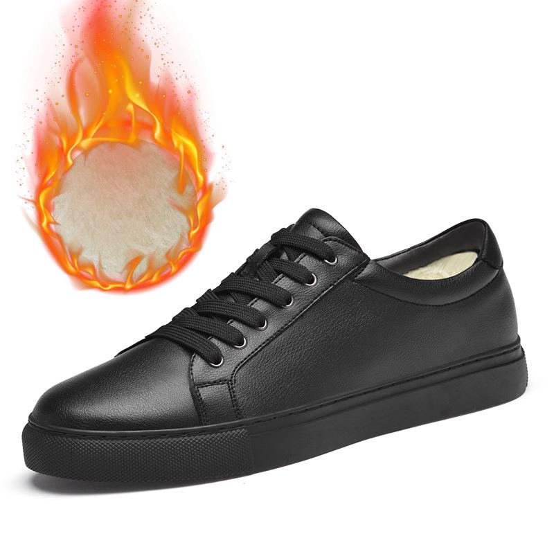 Men s White Cowhide Perforated Leather Sneakers, Sizes 35-37, Versatile Sports Casual Shoes 35