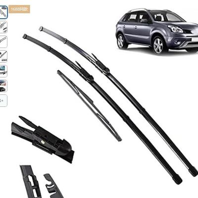 Voor Koleos MK1 2008-2015 ruitenwissers 24 inch + 19 inch + 16 inch wissers