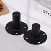 Speaker Cone Base Holder Iron Bottom Cabinet Pole Mount Base Vertical Speakers Ceiling Metal Holder Stand Bracket