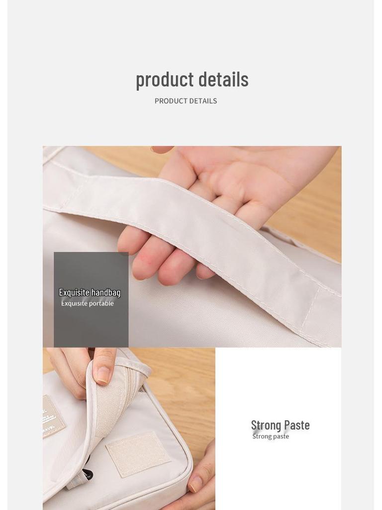 Portable Waterproof Travel Makeup Bag for Men & Women - Large Capacity & Multifunctional