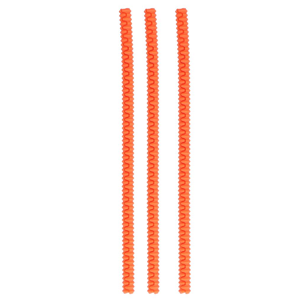 3Pcs Oven Shelf Cover Silicone Anti Scalding Oven Rack Protector for Microwave OvenOrange