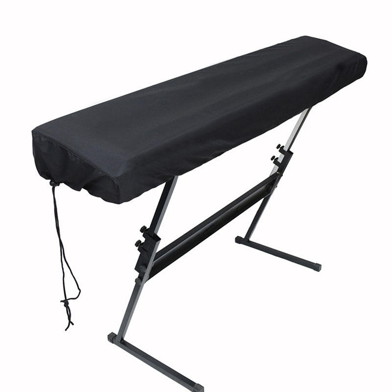 Black Piano Cover Dustproof Keyboard with Shrink Pumping Dust Cover