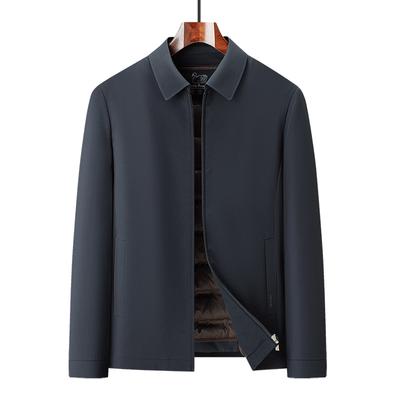 Men's Lapel Jacket Down Jacket New Cadre Outfit Dad Outfit Short Business Jacket Down Jacket Men