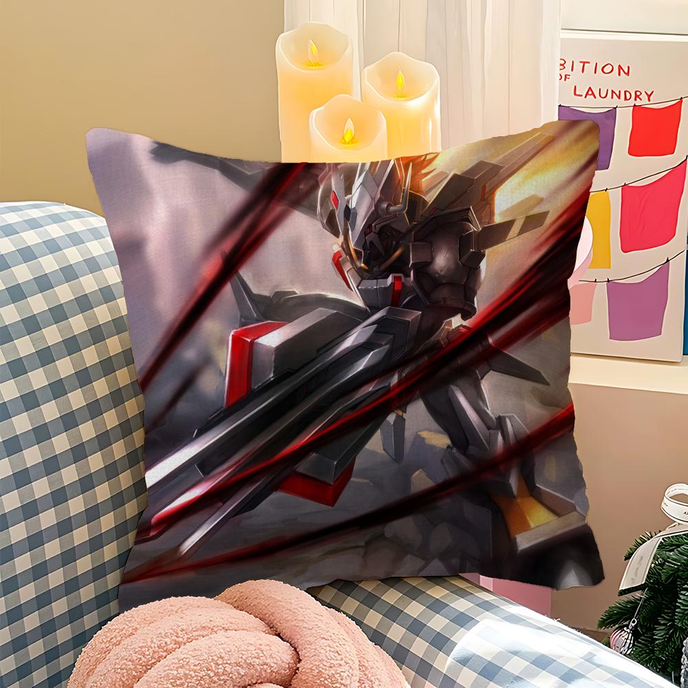 Anime Digimon Office Cushion Pillowcase Car Cushion Cover45X45CM Lumbar Pillowcase Sofa Pillowcover