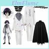 Costume Cosplay Harmony Killing Danganronpa Anime V3 Kokichi Ouma Con Parrucca Mantello Outfit Cosplay Set Completo Costume Festa di Halloween