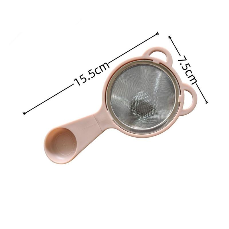 

Нержавеющая сталь Мелкое сито для матча с двусторонним диаметром 7,5 см Мини-сито с мелкой сеткой Чайные ситечки Кофе Мука Кухонный фильтр коричневый