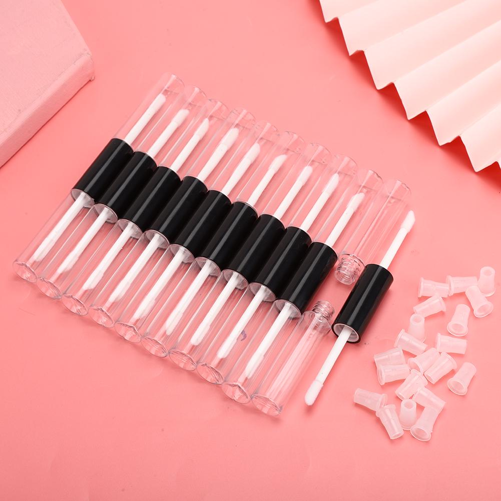 10 Stück 5ml Leere Doppelkopf Lipgloss-Tuben Doppelseitige DIY Lippenstiftflaschen