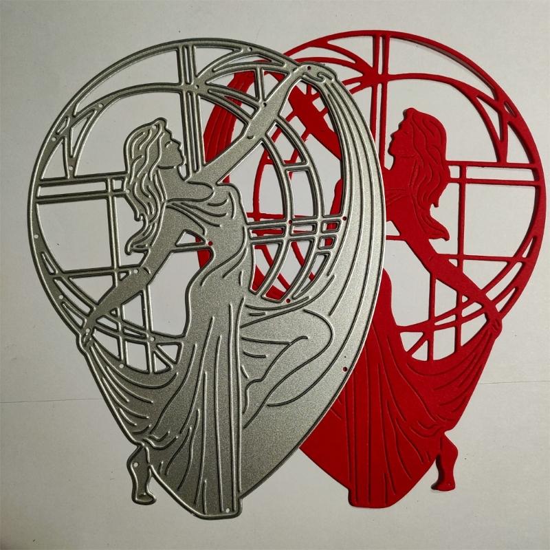 Dancing Girl Metal Cutting Dies Scrapbooking Stencils Die Cuts Card Embossing DIY Album Photo Template Molds Decorations