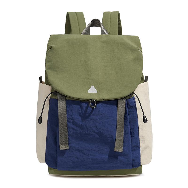 Contrasting Color Outdoor Camping Backpack Women s Lightweight Large Capacity Water-proof Hiking Lightweight Backpack