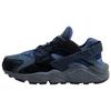 Air Huarache Run PRM Metallic Armory Navy Dames Sneakers Zwart MTLC-ARMORY-NVY SQDRN-BL-BLCK 683818-900