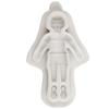Moldes de Silicone Jogador de Futebol Jogador de Futebol Chuteiras Molde de Fondant Ferramentas para Decoração de Bolo Topper de Cupcake Doce Chocolate Molde de Pasta de Goma