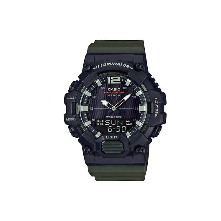 CASIO Men YOUTH Black Watch HDC-700-3A HDC-700-3A Green Strap