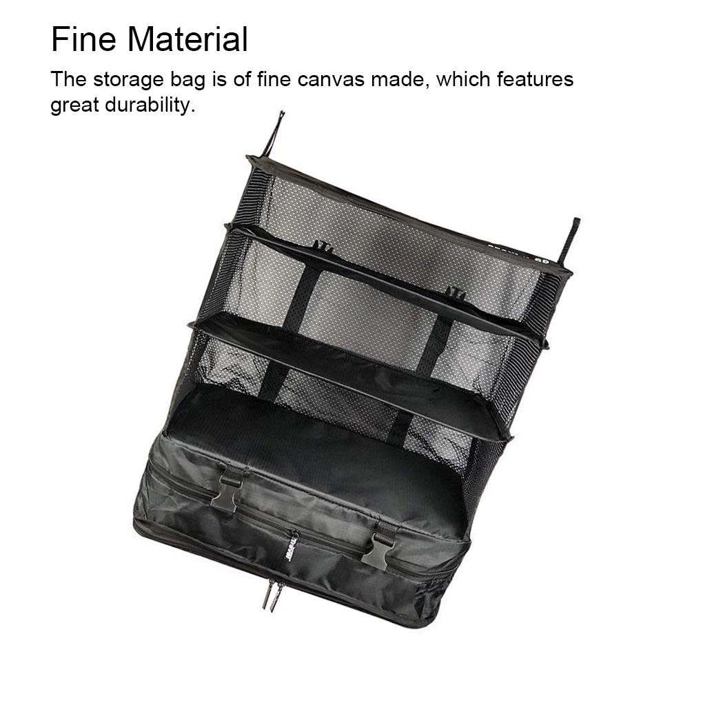 Travel Storage Bag Multi Layer Replacement Portable Household Clothes Sundries Makeup Rectangular Pouch Pocket Organizer