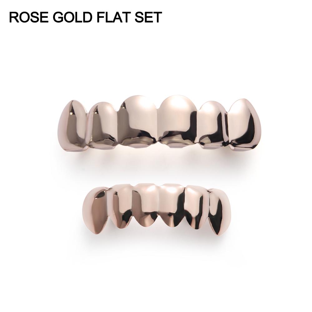 Cheap Fashion Hip Hop Body Jewelry Vampire Fang Top & Bottom Grillz