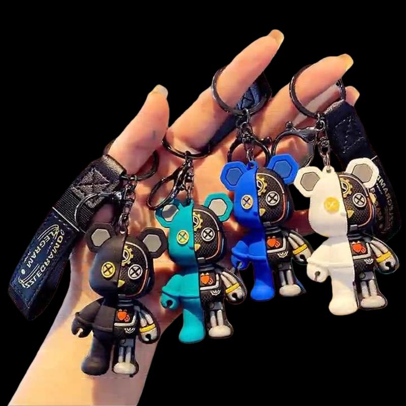 

SPACEXPERT Cartoon Silicone Bear Keychain