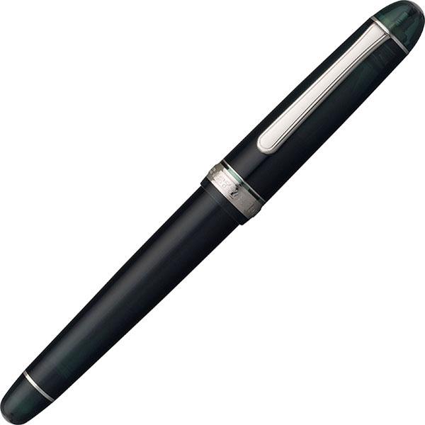 Platinum Century Fountain Pen With Rhodium Finish Laurel Green