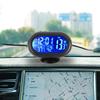 Interior Accessories Freeze Alert 12V/24V Backlight 3 In 1 Car Voltmeter Thermometer LCD Digital Noctilucous Clock