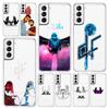 Custodia Trasparente per Telefono Rapper JuL Per Samsung Galaxy S24 Plus S23 FE S22 S21 S20 Ultra 5G S10 S10E S9 S8 Cover in Silicone