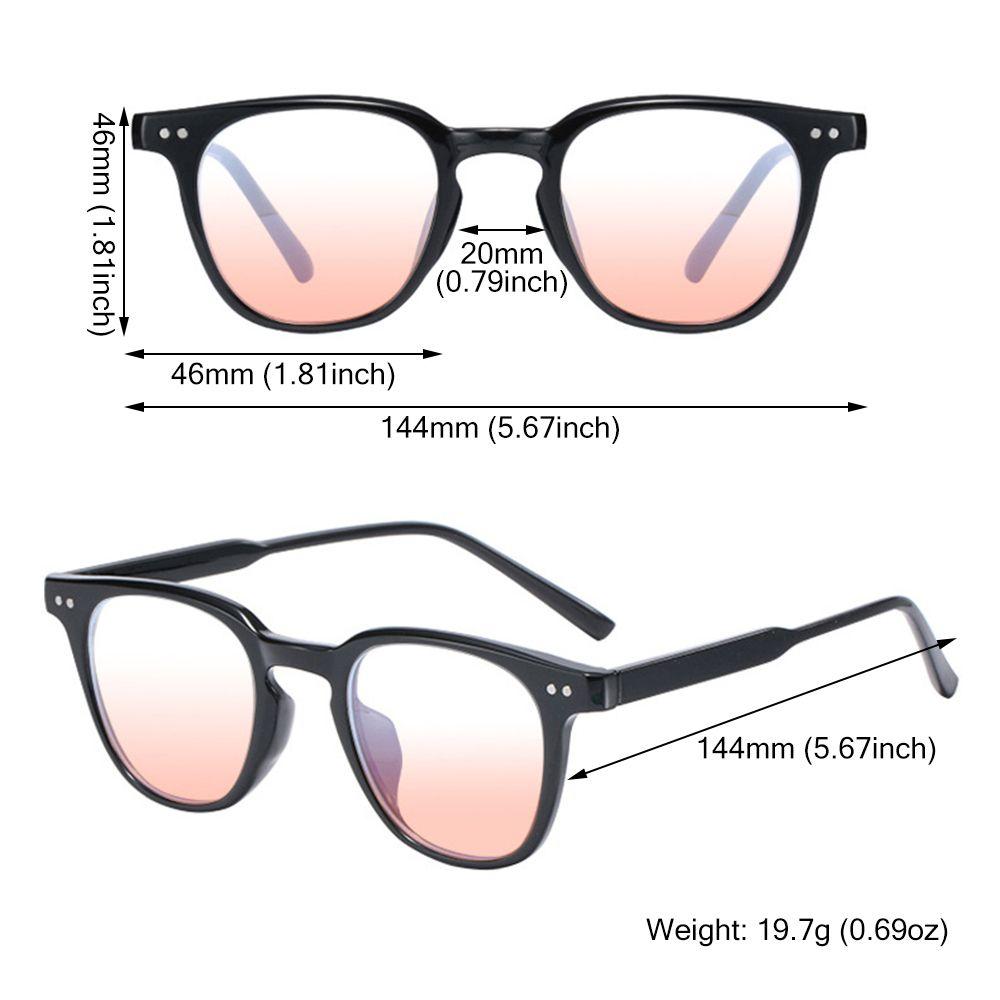 Popular Women Korean Style Gradient Myopia Glasses Blush Glasses Nearsighted Glasses