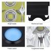 Bike LED Bright Front Lamp Rechargeable Bicycle Head Light with 6 X 18650 Battery