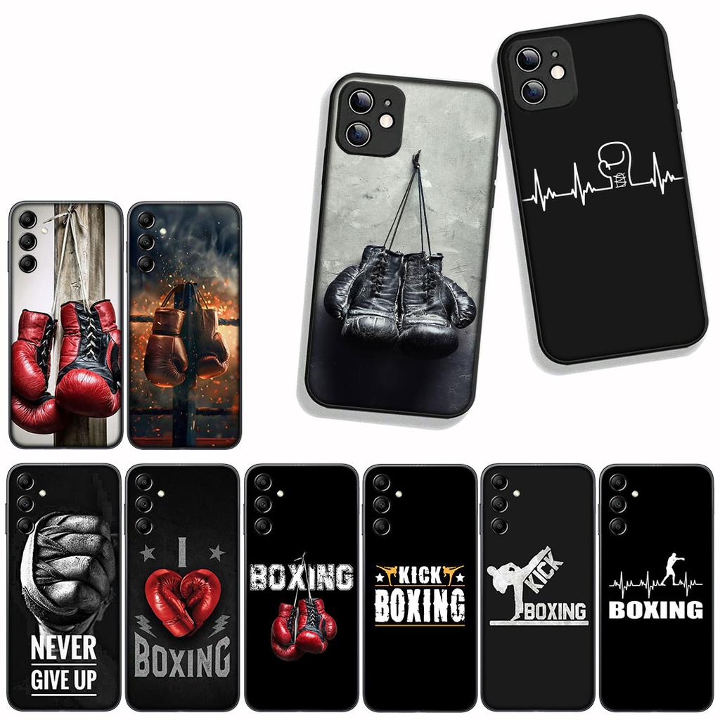 Coque Cover for Apple iPhone 16 11 13 14 15 Pro Max 7 6 8 Plus SE2 SE3 + 16E SE 2022 Case Strong Kick Boxing Gloves Kickboxing