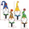 New Metal Gnome 3D Insects Butterflies Decor for Garden Courtyard Backyard Lawn Ground Ornaments Outdoor(hollow Ornament 1pcs)