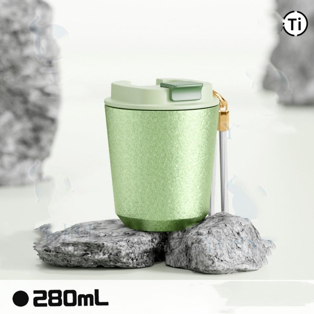 Thermal Insulated Coffee Travel Mug with Lid Leakproof Titanium Liner Tumbler for Hot And Cold Drinks