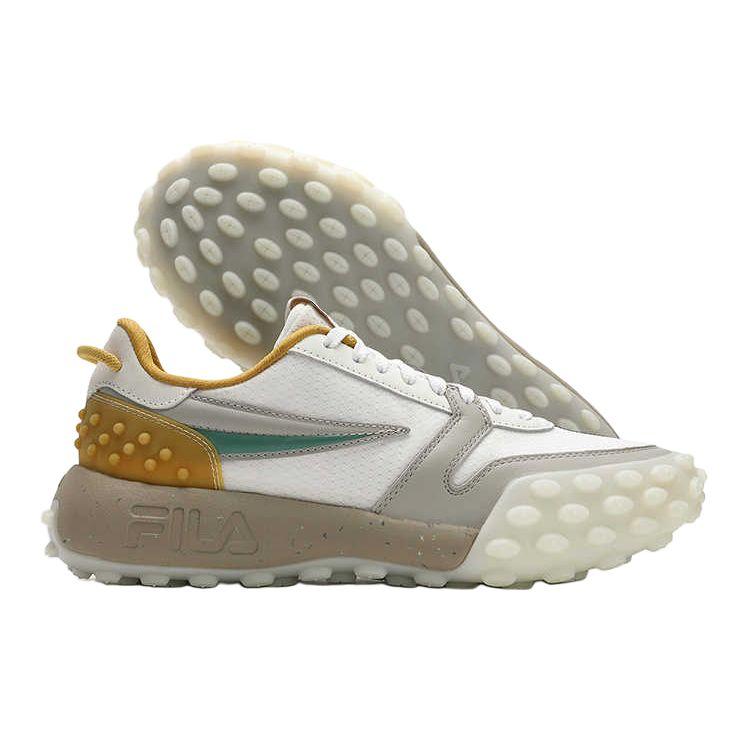 New FILA Gara Abrasion Resistant Low Top Running Shoes Men's White F12M533123F-CD